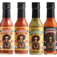 Gringo Bandito Hot Sauce O.G. Variety Pack, 5 Ounce (4 Pack)
