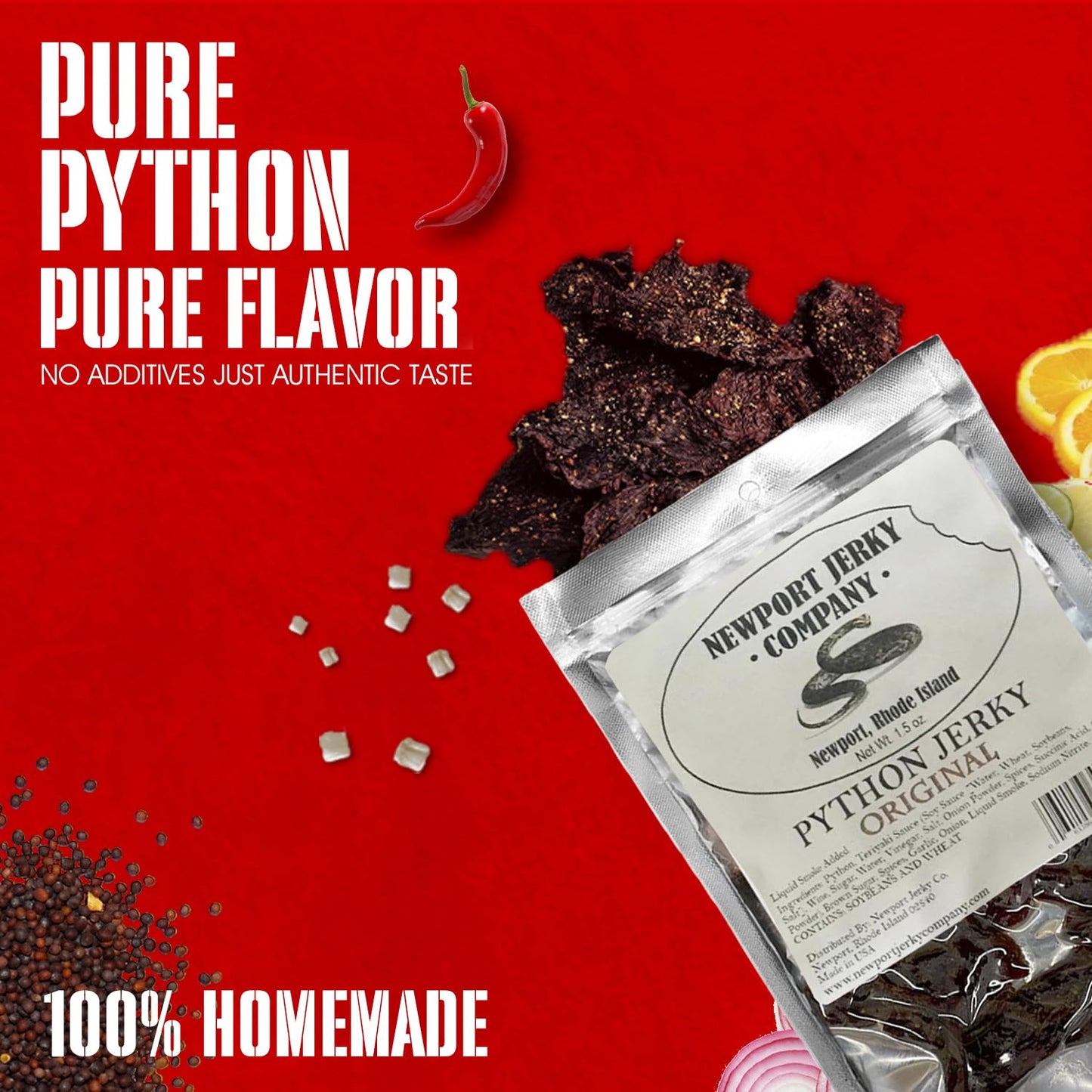 Newport Jerky Company Python Jerky