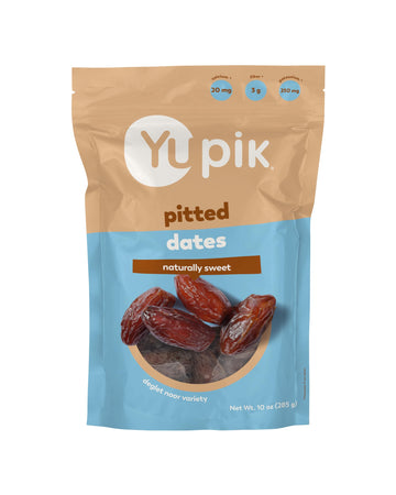 Yupik Pitted Deglet Nour Dates, 10 Oz, Kosher, Gluten-Free, Naturally Sweet Dried Fruits, No Pits, No Sugar Added, No Sulphites,