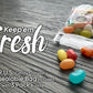Jelly Belly Fruit Bowl Mix Flavor Jelly Bean- 9.8Oz Bag With R.U.S. Candy Pocket Size Travel Bag + 3 R.U.S. Candy Cards (Fruit B