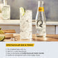Q Mixers Enhanced Tonic Water: Real Ingredients & Less Sweet, 6.7 Fl Oz, Pack Of 24 (Only 40 Calories Per Bottle)