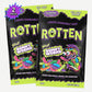 Rotten Sour Gummy Worms - Low Sugar, Low Calorie, 7G Gut-Friendly Prebiotic Fiber And 3G Protein, Gluten Free Candy - 5.3 Oz Share Pack [2 Pack]