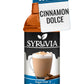 Syruvia Sugar-Free Cinnamon Dolce Syrup - 25.4 fl oz. Premium Coffee Flavoring Syrup. 0 Calories, Kosher, and Gluten-Free. Perfe