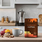 Margxo Mushroom Coffee, 6.35 Oz, 30 Servings, 10-Mushrooms Extract Blend, Boost Your Energy, Contains Coconut Milk