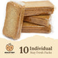 SNACKTERY Whole Wheat Melba Toast  ers - All Natural, Thin & Crispy - 7 Oz (Pack of 2)