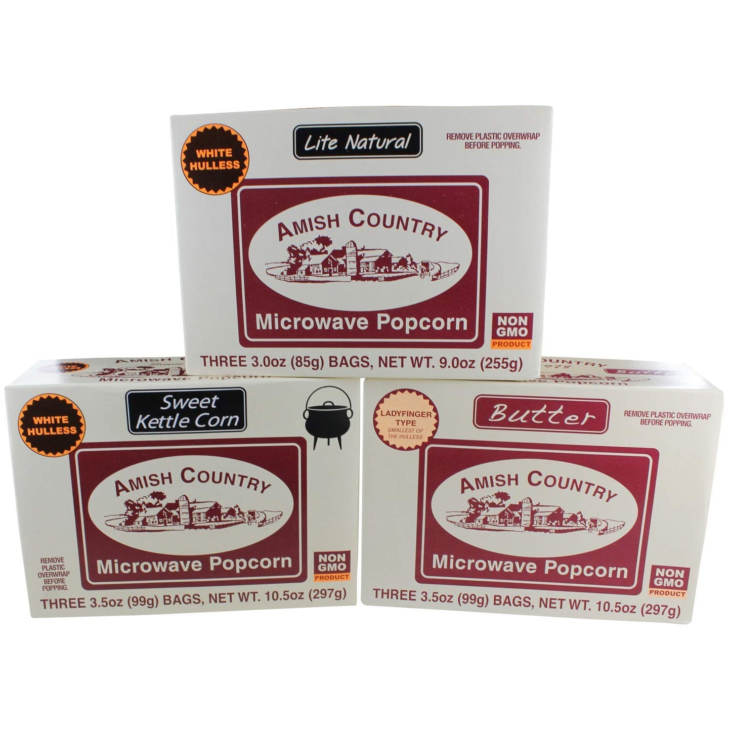 Amish Country Popcorn | Old Fashioned Microwave Popcorn | Non-Gmo, Gluten Free, Microwaveable And Kosher (Microwave Popcorn Vari