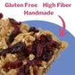 Lenka Handmade Craft Granola Bars - Peanut Butter & Chocolate Gluten Free High Fiber - Nutritious Snack Bar With Organic Granola