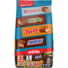 Snickers, Twix, 3Musketeers and MilkyWay Minis Milk Chocolate Candy Bars Bulk Variety Pack, 19.49 oz. (460690)