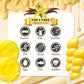 ZOFIA SWEET 32 Pack Lollipops, Yellow & White Twisty Swirl, Individually Wrapped, Vanilla Flavor, Bulk Party Favors, Model HLWQYT-N-YW