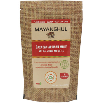Mayanshul Healthy Red Mole Sauce | Mole Rojo Oaxaqueno | Superfood Ingredients | Fat Free, No Added Sugar, Low Carb, Low Sodium,