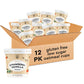 Mylk Labs Strawberry Vanilla Gluten Free Oatmeal Cups - Low Sugar Breakfast, High Fiber Thin Rolled Oats, High Protein Instant O