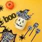 Fruidles Halloween Tattoo Lollipop, Skulls, Mummies, and Ghosts Suckers Candy, Great for Goody Bag Fillers, Individually Wrapped