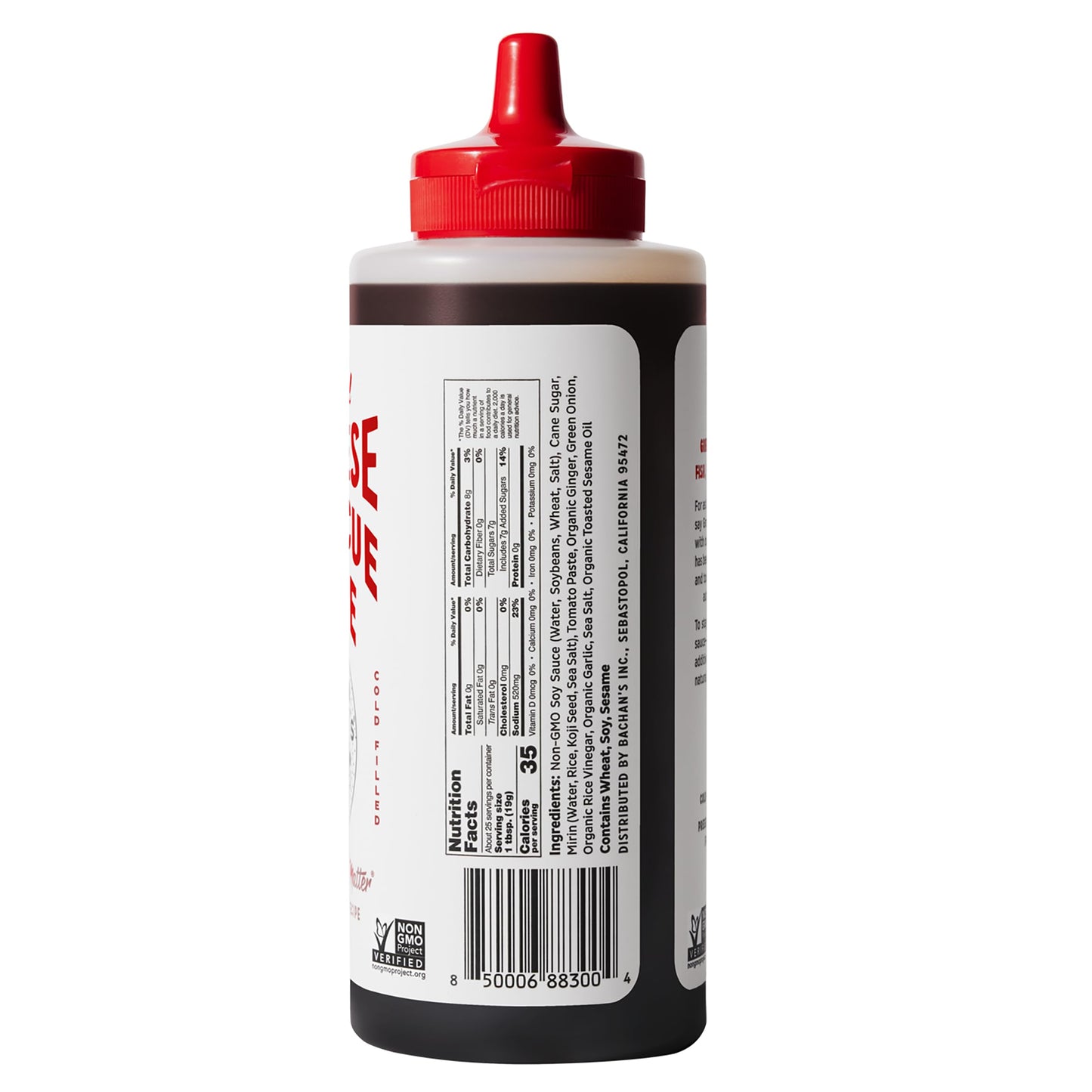 Bachans - The Original Japanese Barbecue Sauce, 17 Oz, Small Batch, Non GMO, No Preservatives, Vegan and BPA free. Condiment fo