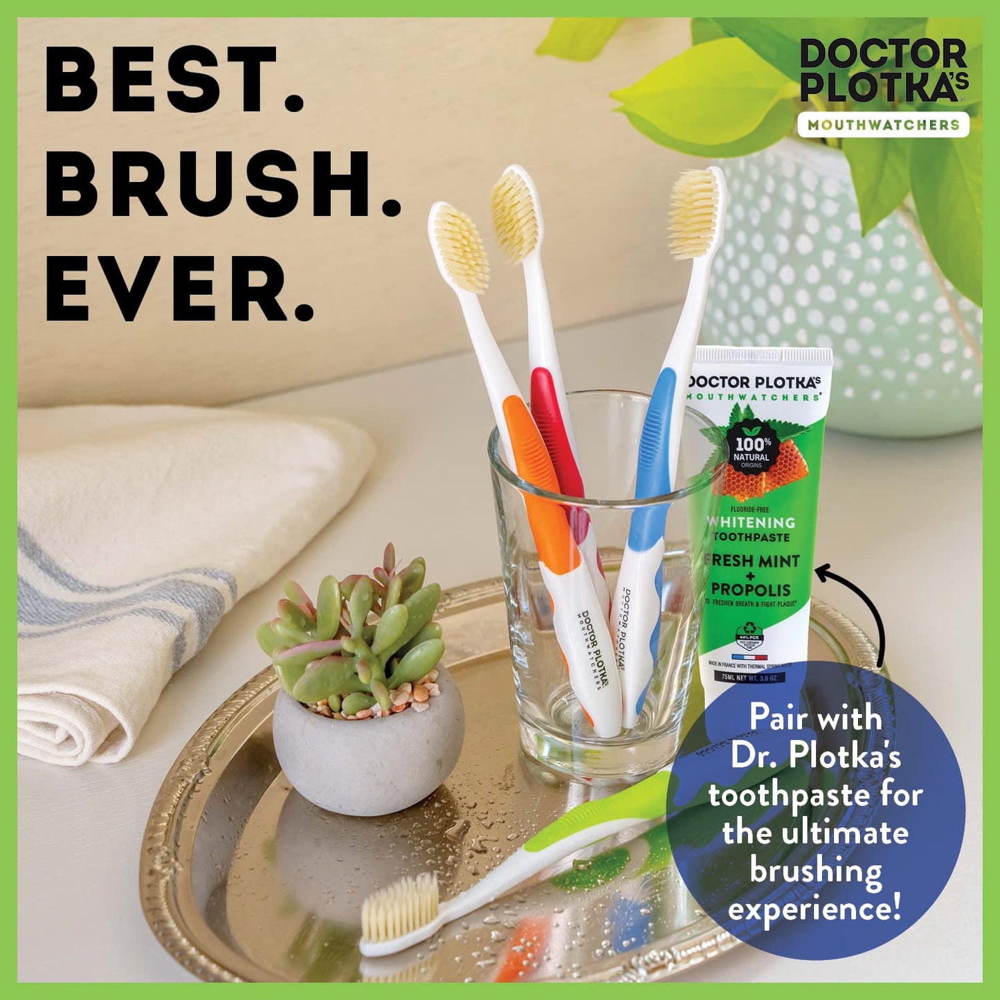 Mouthwatchers Dr Plotkas Extra Soft Bristle Flossing Toothbrush Manual Soft Toothbrush For Adults  Ultra Clean Nano Toothbrush