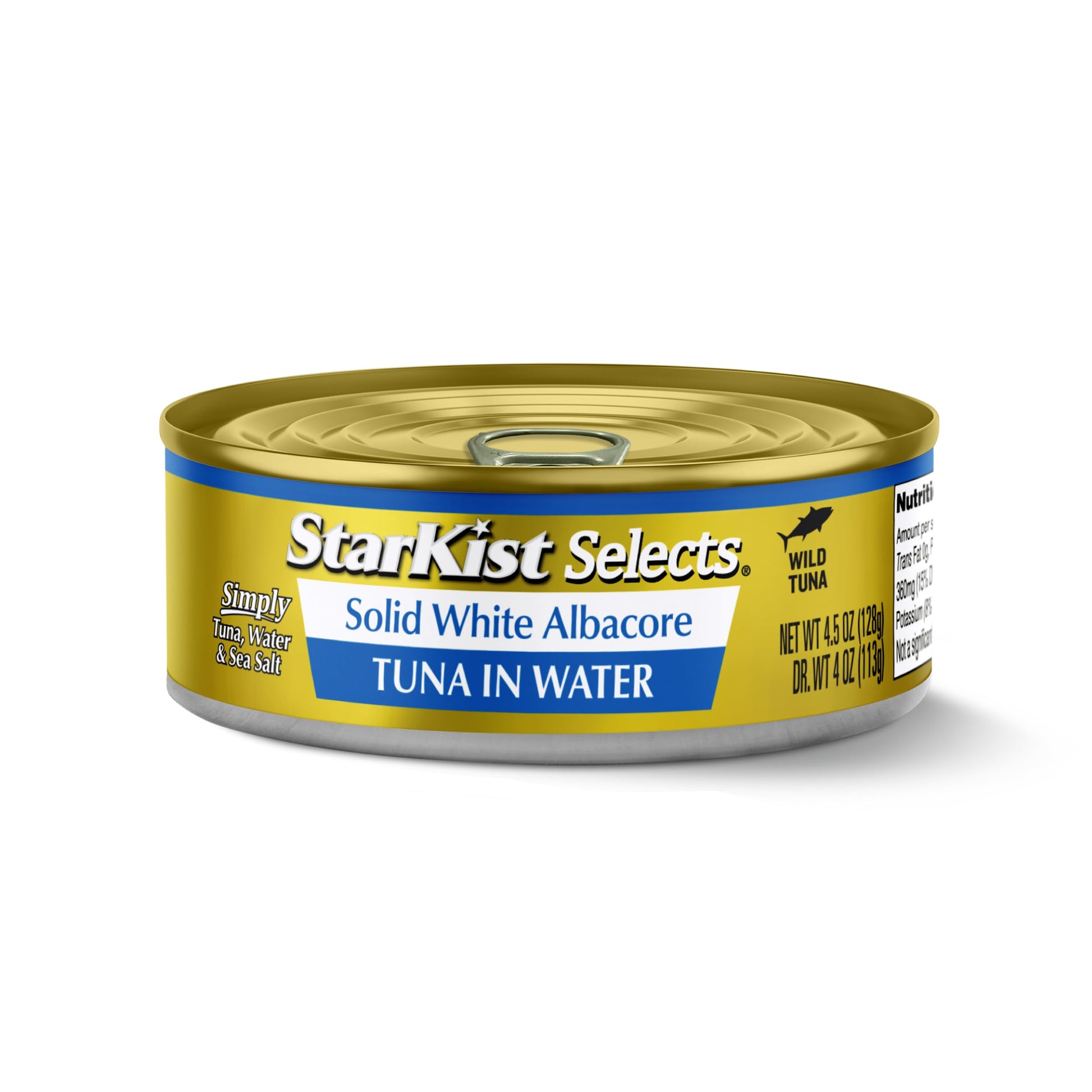 StarKist Selects Solid White Albacore Tuna In Water - 4.5 oz Can (Pack of 6)