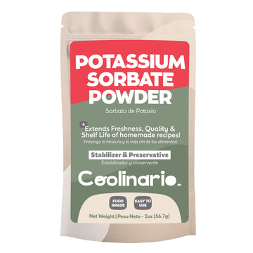 Coolinario Potassium Sorbate Food Grade Preservative for Wine & Jams, 2 Oz