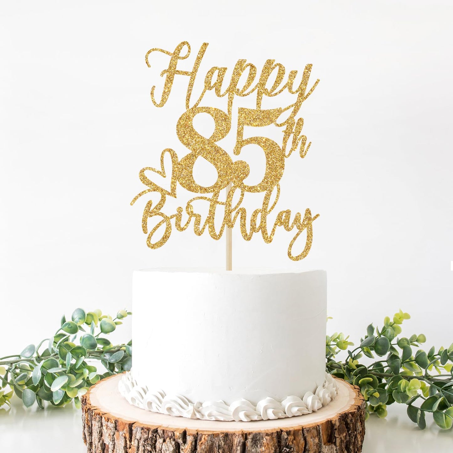 Happy 85Th Birthday Cake Topper, 85Th Birthday Decorations For Men/Women, Cheers To 85 Years, Hello 85, 85Th Happy Birthday Part