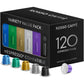 ROSSO CAFFÈ Coffee Capsules for Nespresso Original Machine - 120 Gourmet Espresso Pods
