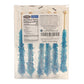 Espeez Rock Candy Sticks - Extra Large Blue Raspberry Lollipops - 6 Count Individually Wrapped