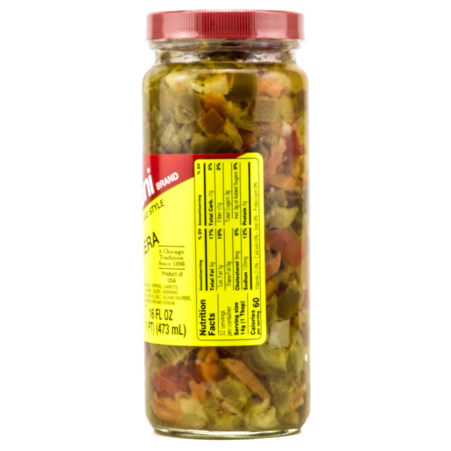 Marconi Mild Giardiniera, 16 Ounce (Pack Of 2)