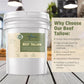 STELLAR CHEMICAL CORP Beef Tallow - 100% Grass-Fed & Finished - Food Grade Cooking, Baking & Frying - 32 Ounce (3 LBS)
