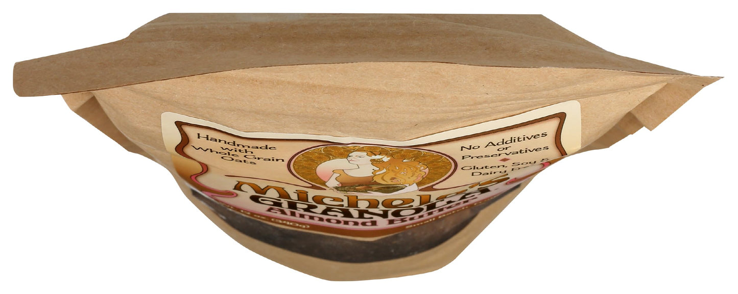 Micheles Granola - Almond Butter - Handmade Non-GMO Whole Grain Oats - Free of Gluten, Soy, Wheat, & Dairy