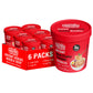 VOLO VERO Konjac Noodles Instant Soup Cup, 6 Packs Shirataki Angel Hair Pasta Spicy Red Curry, Low Carb, Low Fat, Low GI, Low Ca