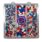 Homankit Patriotic Sprinkles Fourth Of July Red White Blue Nonpareils Sprinkle Edible Stars Jimmies Sprinkles For Baking Decorat
