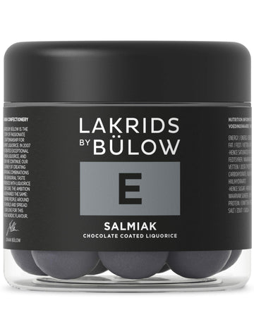 Lakrids By Blow - E - Slamiak - 4.4 Oz - Chocolate Coated Gourmet Licorice - Authentic Scandinavian Candy Produced In Denmark