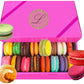 Leilalove Macarons - Mademoiselle De Paris Collections Of 15 - Gift Box Varies In Color - Cookies Are Individually Packaged For