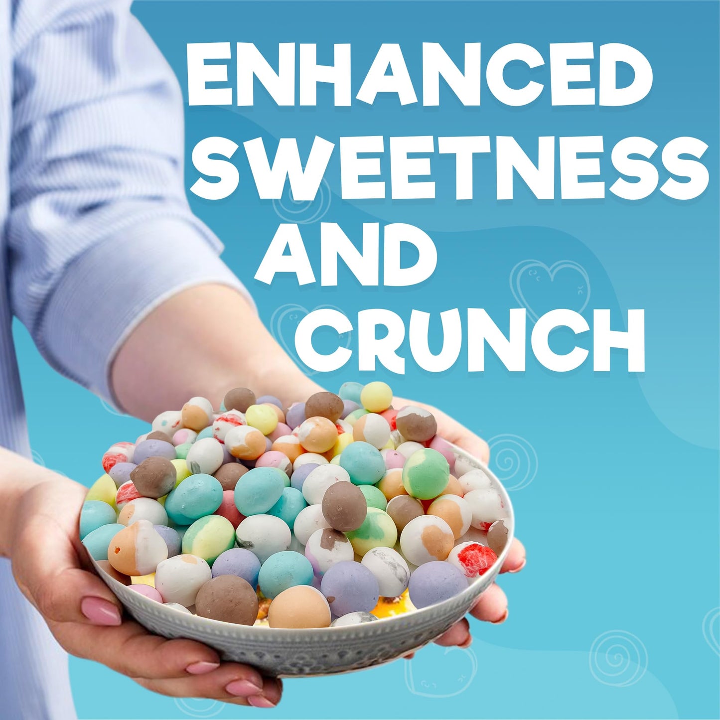 Freeze Dried Candy - Freeze Dried Salt Water Taffy Treats (Variety Mix 2.75 Oz)