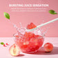 Soeos Peach Flavored Popping Boba Pearls 6.6 Lb (3000 G), Bursting Boba Pearls For Bubble Tea, Beverages, Shakes, Desserts, Smoo