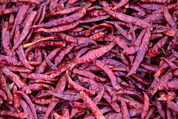 Authentic Red Thai Chili Peppers, 5 Oz. Bag, Genuine Hot Red Whole Pepper Chilis, Dried Fresh For Cooking Traditional Asian Food
