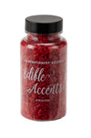 EDIBLE ACCENTS RED HEARTS- Gluten-free, Egg Free, Nuts Free, Kosher, Sprinkle Medley Mix, For Baking, Decorating, Cookies, Cupca