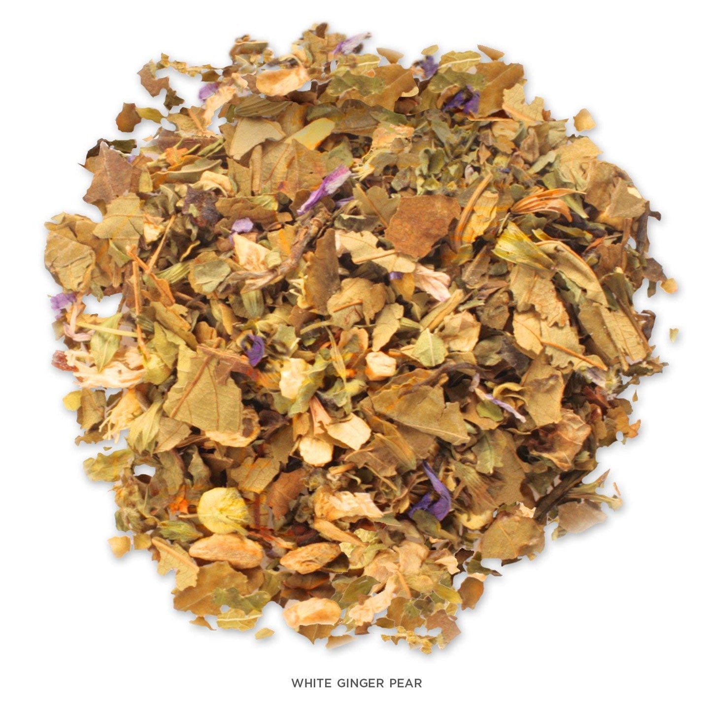 Tea Forte White Ginger Pear Premium Organic Loose Leaf Caffeinated White Tea Blend, Resealable 1 Pound Bag, Makes 160-175 Cups