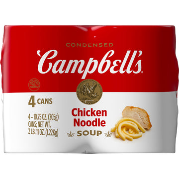 Campbell'S Condensed Chicken Noodle Soup, 10.75 Ounce Can (Pack Of 4)