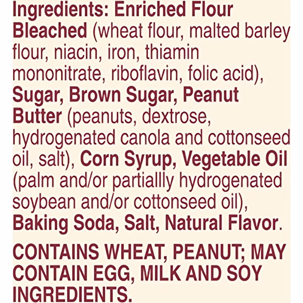 Betty Crocker, Peanut Butter Cookie Mix, 17.5oz Pouch (Pack of 6)