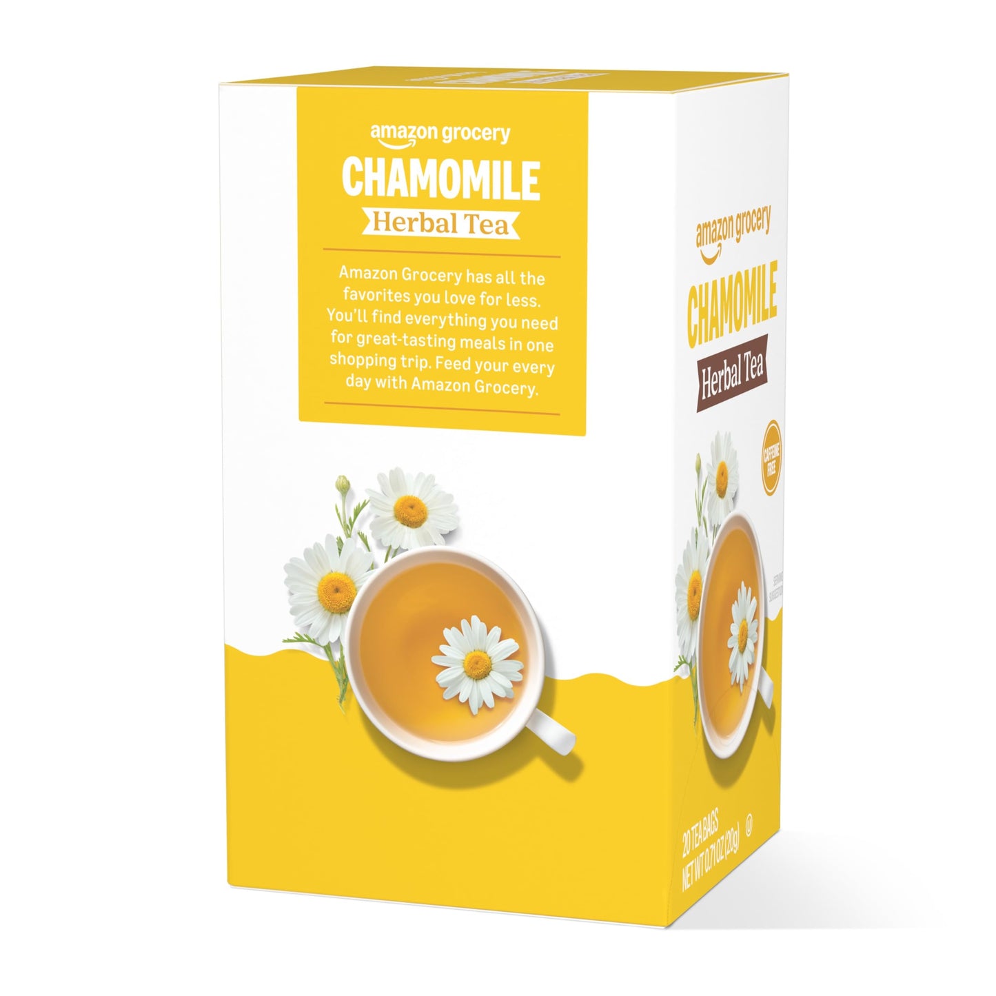 large online retailer Grocery Chamomile Herbal Tea Bags, 20 Count, Herbal Tea, Caffeine-Free