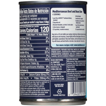 Bush'S Best Garbanzo Beans (Chickpeas) 16 Oz.