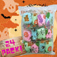Lupy Lups! Cotton Candy Party Pack Halloween Edition - 0.5 oz 24 Pack Each, Individually Wrapped - Perfect for Stockings, Treats