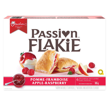 Vachon Passion Flakie Pastries Apple Raspberry 10.3 Ounce, 1 Box, Made in Quebec