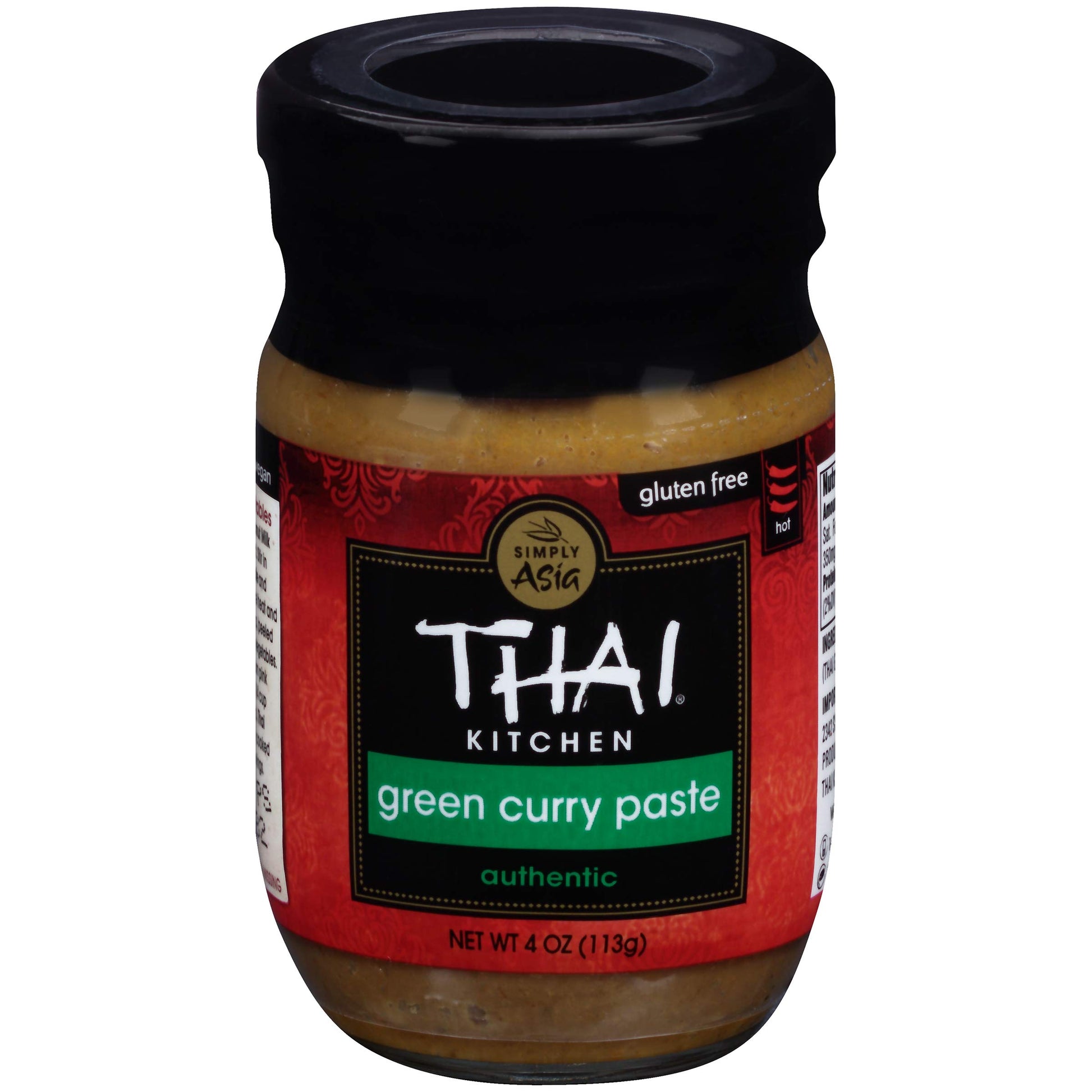 Thai Kitchen Green Curry Paste, Gluten-Free, Vegan, 4 Ounce, Pack Of 12