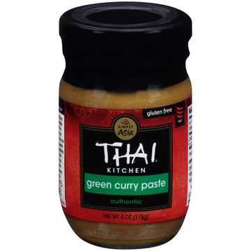 Thai Kitchen Green Curry Paste, Gluten-Free, Vegan, 4 Ounce, Pack Of 12
