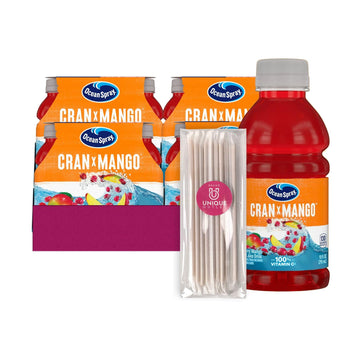 Ocean Spray 24-Pack of Cran Mango Juice Drink 10 fl oz On-the-Go Plastic Bottle + 1 Utility Freebie by Unique Outlet