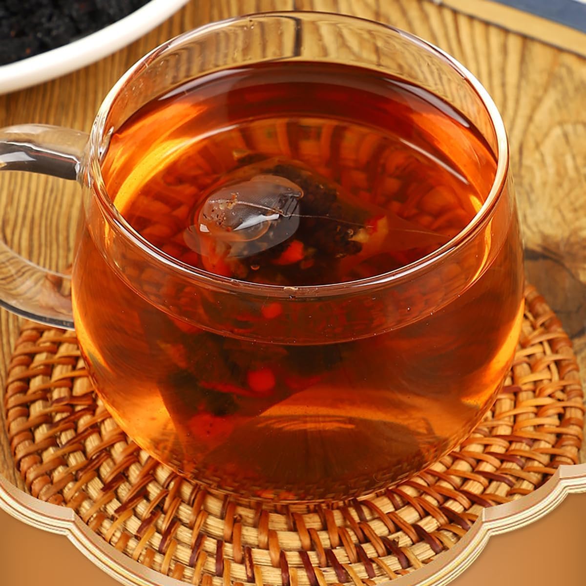 Kidney Tea Formula Ginseng Six Treasure Tea, 10 Precious Ingredients Formula, 260G/Box Ginseng Five Treasure Aid Root Kidney Tea