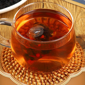 SIRDIKA Ginseng Six Treasure Tea, 10 Ingredients, 20 Bags/2 Box, Chinese Herbal Tea for Kidney Support