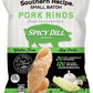 Pork Rinds Variety Pack | Salt & Pepper, Korean Bbq, & Spicy Dill | Southern Recipe Small Batch Chicharrones | Keto Friendly & L