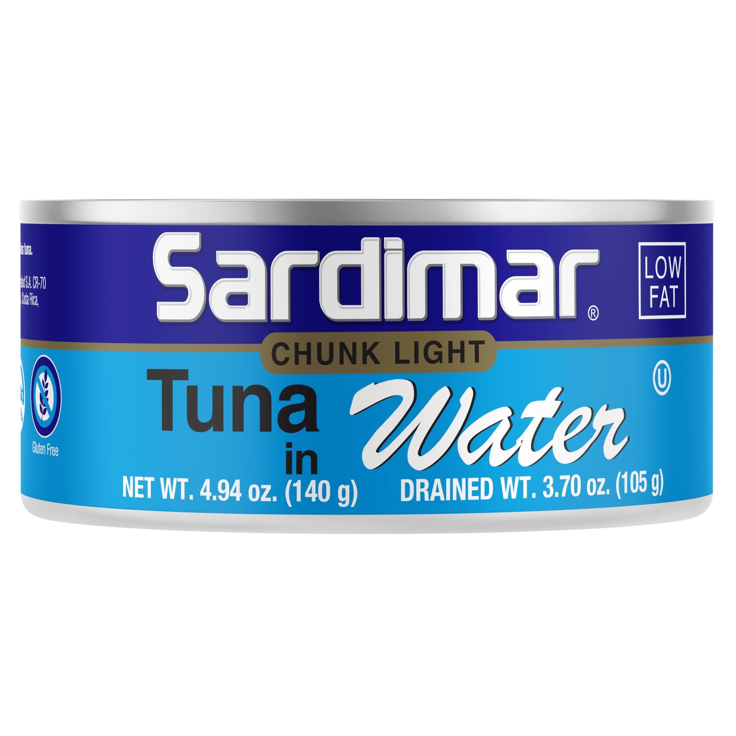 Sardimar Chunk Light Tuna in Water, Pack of 6 - 4.94 Ounces Each, Ready to Eat Canned Meals