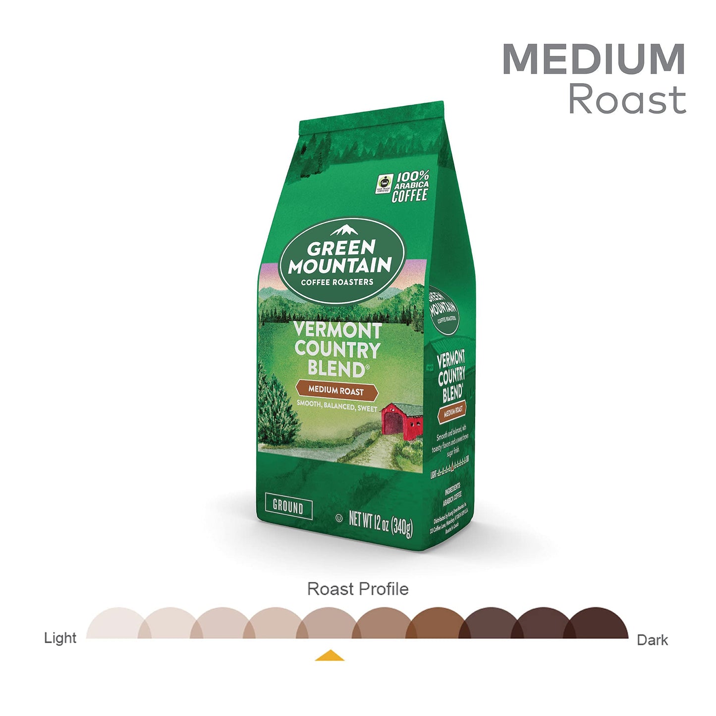 Green Mountain Coffee Signature Vermont Country Blend Ground Coffee 12Oz
