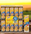 Peanut Butter Sandwich Crackers - 40 Packs of Toasty with Real Peanut Butter Filling - Quality Lance Snacks, 6 Crackers per Pack
